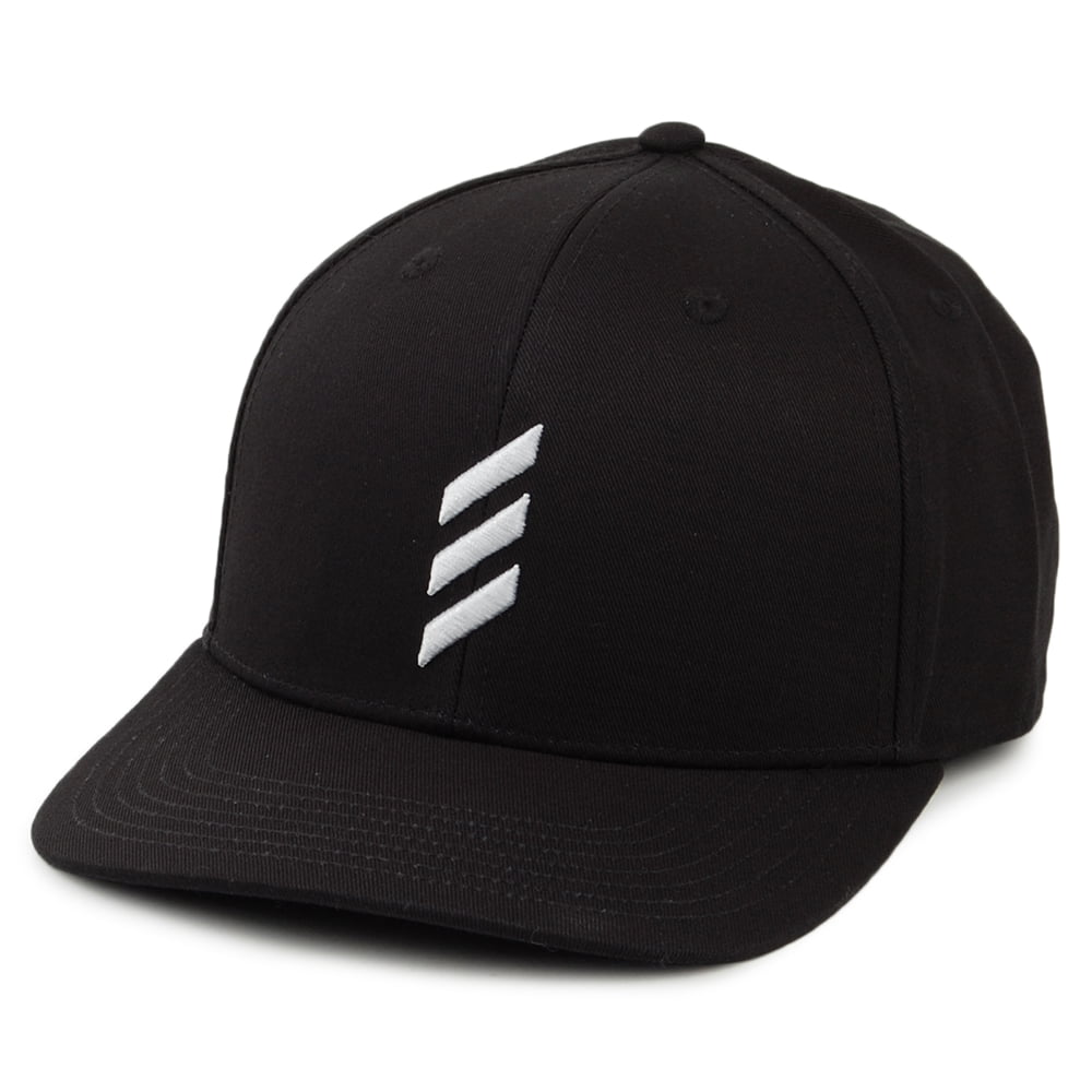 Gorra de béisbol Golf Bold Stripe de Adidas - Negro
