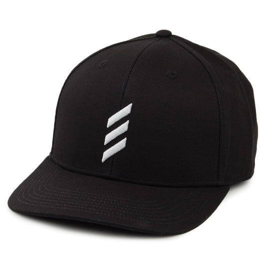 Gorra de béisbol Golf Bold Stripe de Adidas - Negro