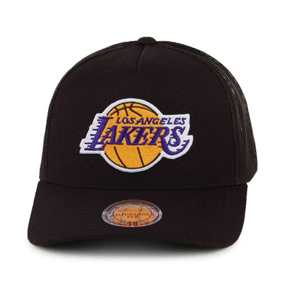 Gorra Trucker Team Logo L.A. Lakers de Mitchell & Ness - Negro
