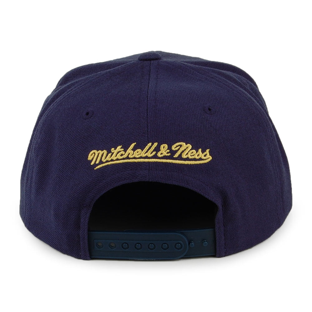 Gorra Snapback Core Wool Solid Michigan Wolverines de Mitchell & Ness - Azul Marino