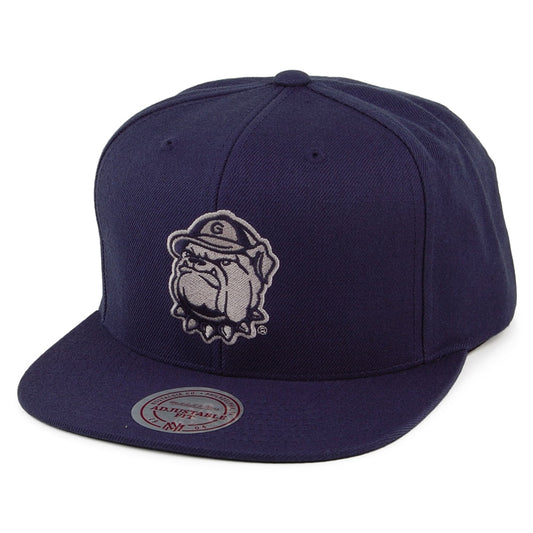 Gorra Snapback Core Wool Solid Georgetown Hoyas de Mitchell & Ness - Azul Marino
