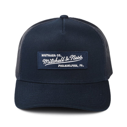 Gorra Trucker Branded Box Logo Classic de Mitchell & Ness - Azul Marino