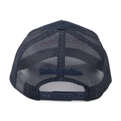 Gorra Trucker Branded Box Logo Classic de Mitchell & Ness - Azul Marino