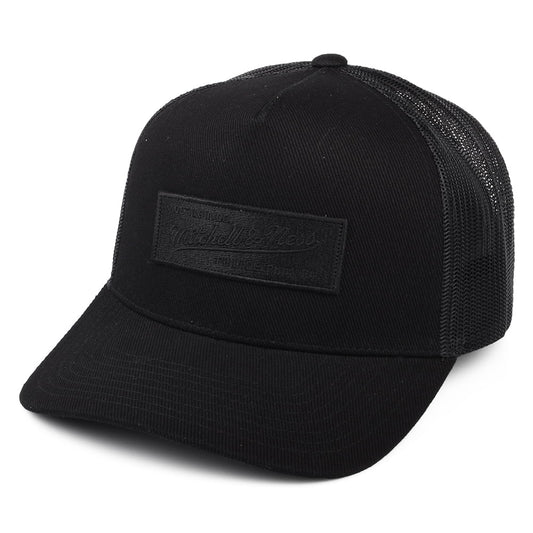 Gorra Trucker Branded Box Logo Classic de Mitchell & Ness - Negro