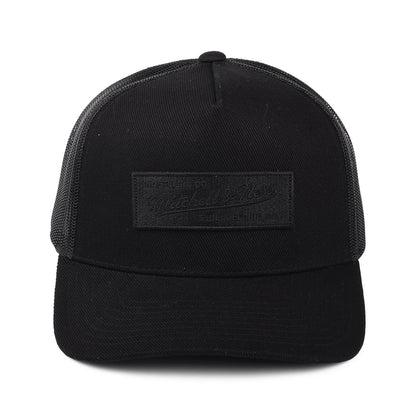 Gorra Trucker Branded Box Logo Classic de Mitchell & Ness - Negro