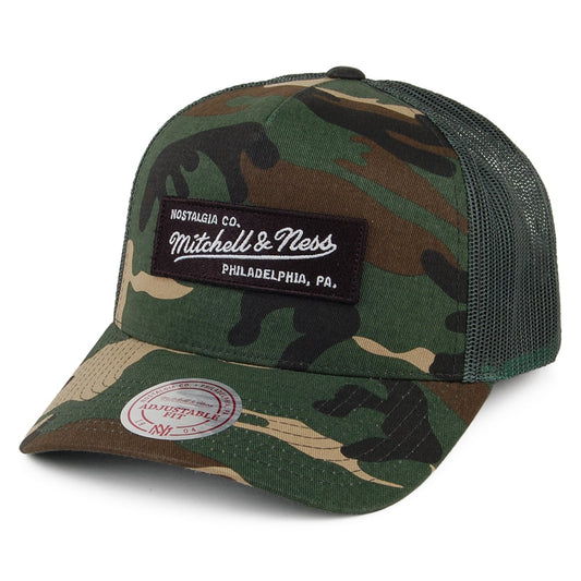 Gorra Trucker Branded Box Logo Classic de Mitchell & Ness - Camuflaje