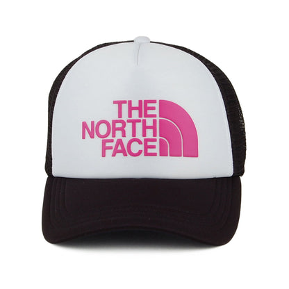 Gorra Trucker TNF Logo ajuste profundo de The North Face - Rosa-Blanco