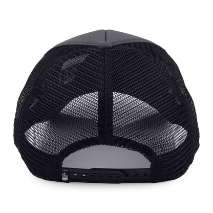 Gorra Trucker TNF Logo ajuste profundo de The North Face - Gris-Negro