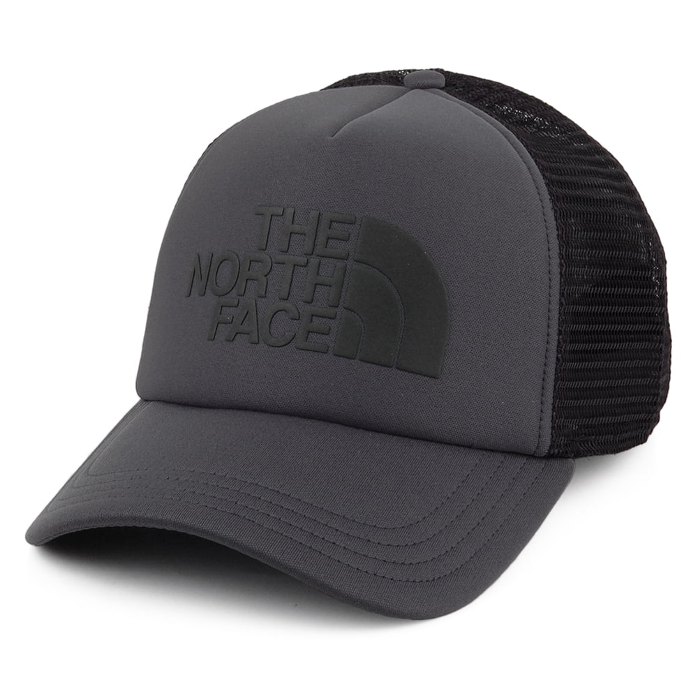 Gorra Trucker TNF Logo ajuste profundo de The North Face - Gris-Negro