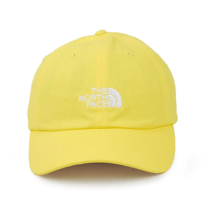 Gorra de béisbol Norm de algodón de The North Face - Limón