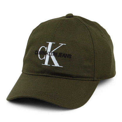 Gorra de béisbol Jeans Monogram de Calvin Klein - Verde Oliva