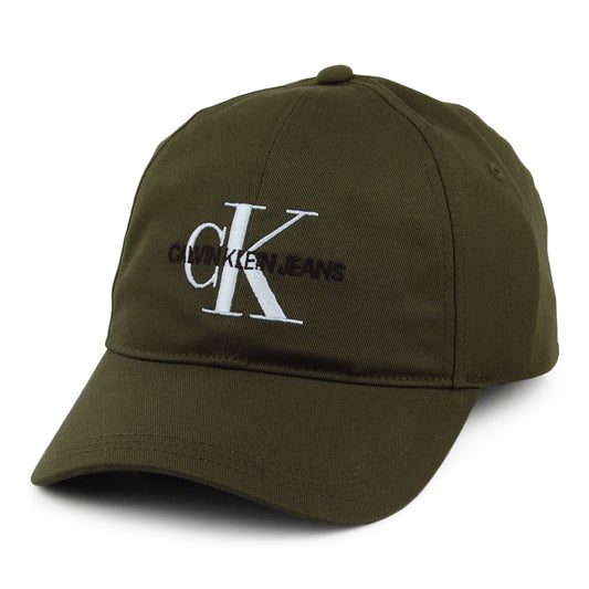 Gorra de béisbol Jeans Monogram de Calvin Klein - Verde Oliva