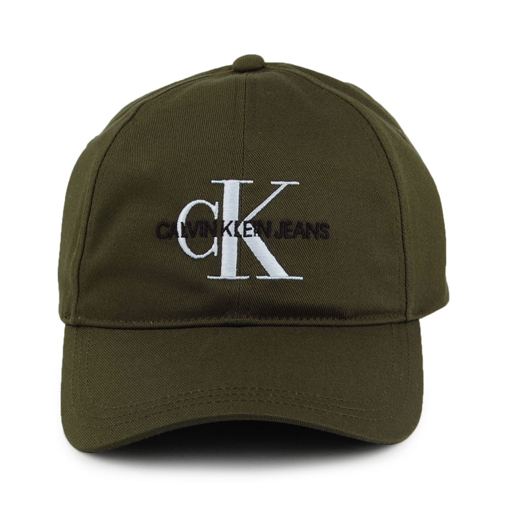 Gorra de béisbol Jeans Monogram de Calvin Klein - Verde Oliva