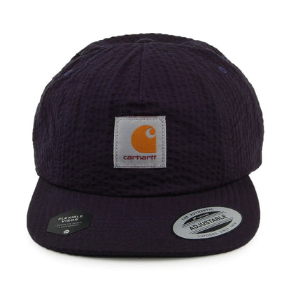 Gorra Strapback Southfield de Seersucker de algodón de Carhartt WIP - Azul Marino