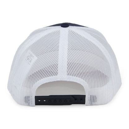 Gorra Trucker de malla de Columbia - Azul Marino-Blanco