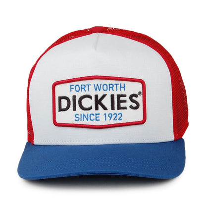 Gorra Trucker Millen de Dickies - Blanco-Rojo