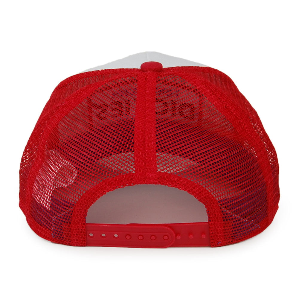 Gorra Trucker Millen de Dickies - Blanco-Rojo
