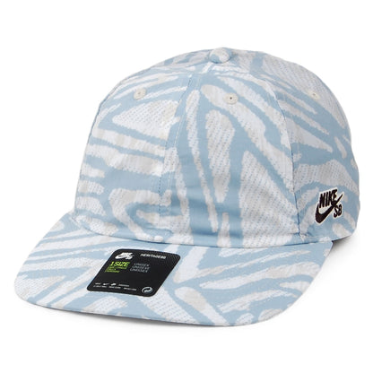 Gorra de béisbol H86 AOP visera plana de Nike SB - Azul-Blanco