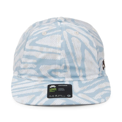 Gorra de béisbol H86 AOP visera plana de Nike SB - Azul-Blanco