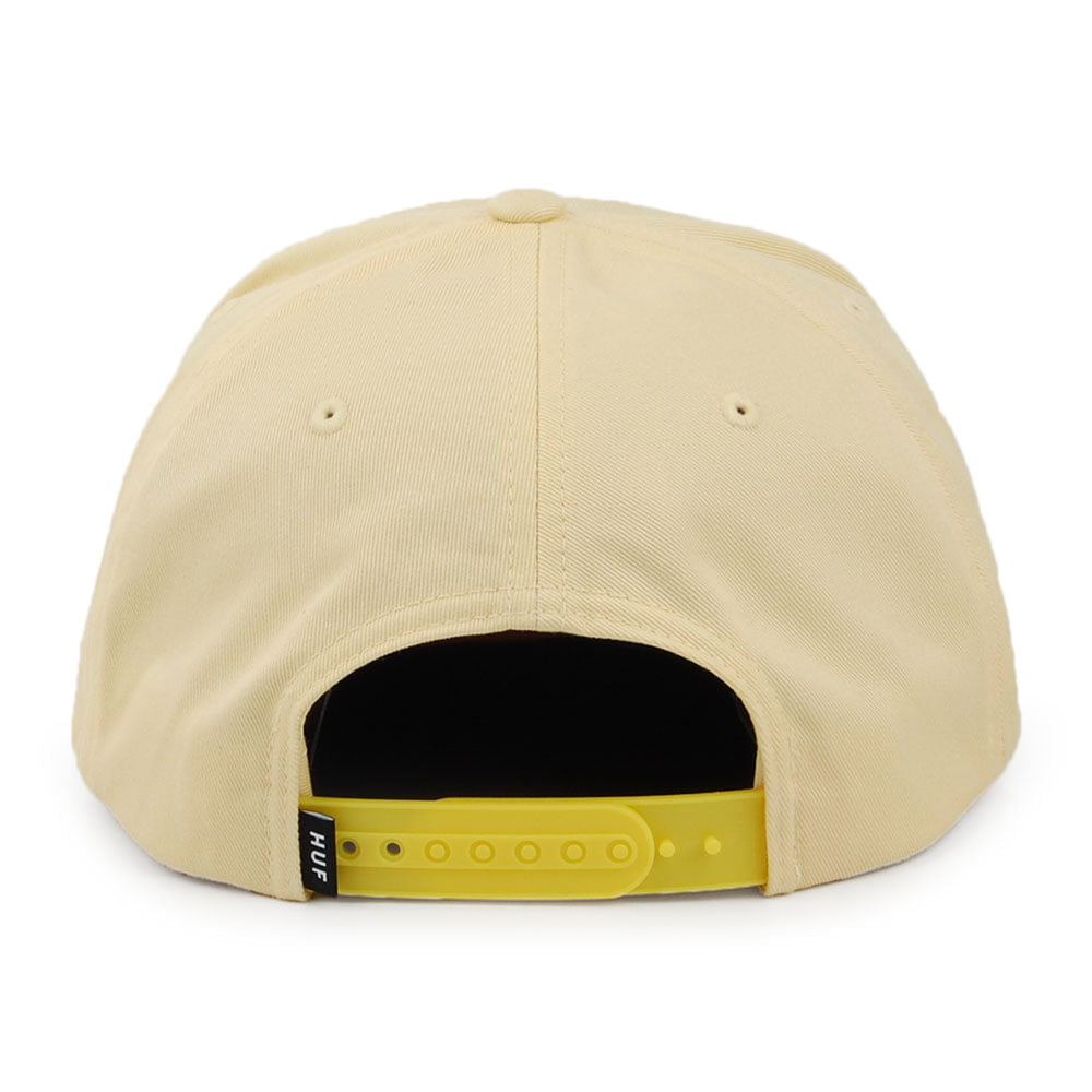 Gorra Snapback Triple Triangle de HUF - Limón