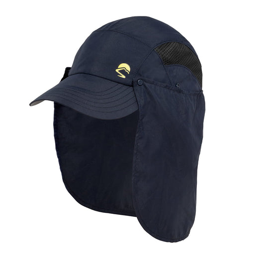 Gorra de béisbol Adventure Stow con orejeras de Sunday Afternoons - Azul Marino