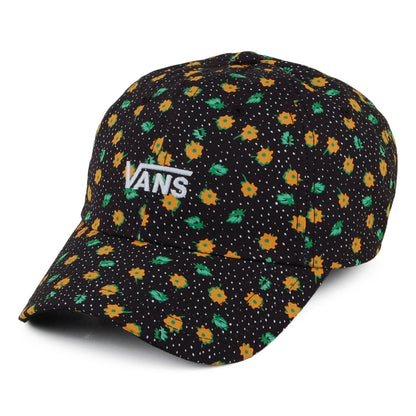 Gorra de béisbol Court Side Polka Ditsy de Vans - Negro-Naranja