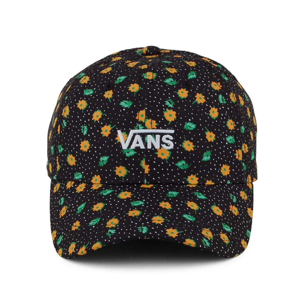Gorra de béisbol Court Side Polka Ditsy de Vans - Negro-Naranja