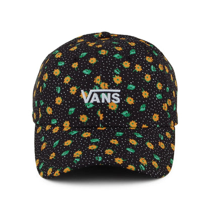 Gorra de béisbol Court Side Polka Ditsy de Vans - Negro-Naranja