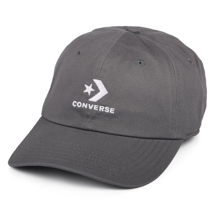 Gorra de béisbol Lock Up de algodón de Converse - Antracita