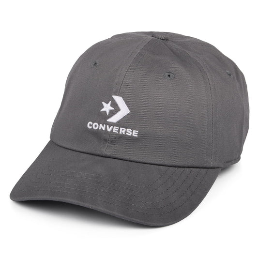Gorra de béisbol Lock Up de algodón de Converse - Antracita