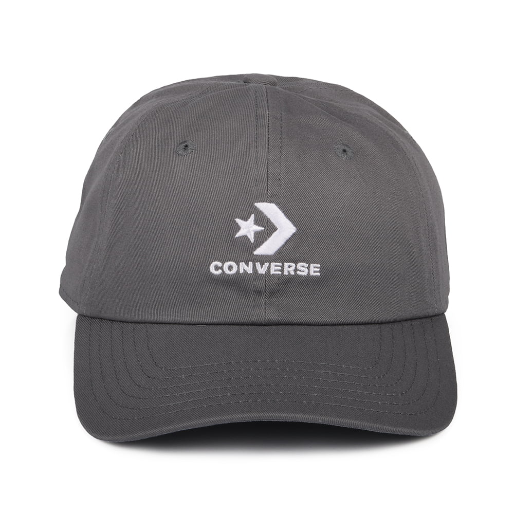 Gorra de béisbol Lock Up de algodón de Converse - Antracita