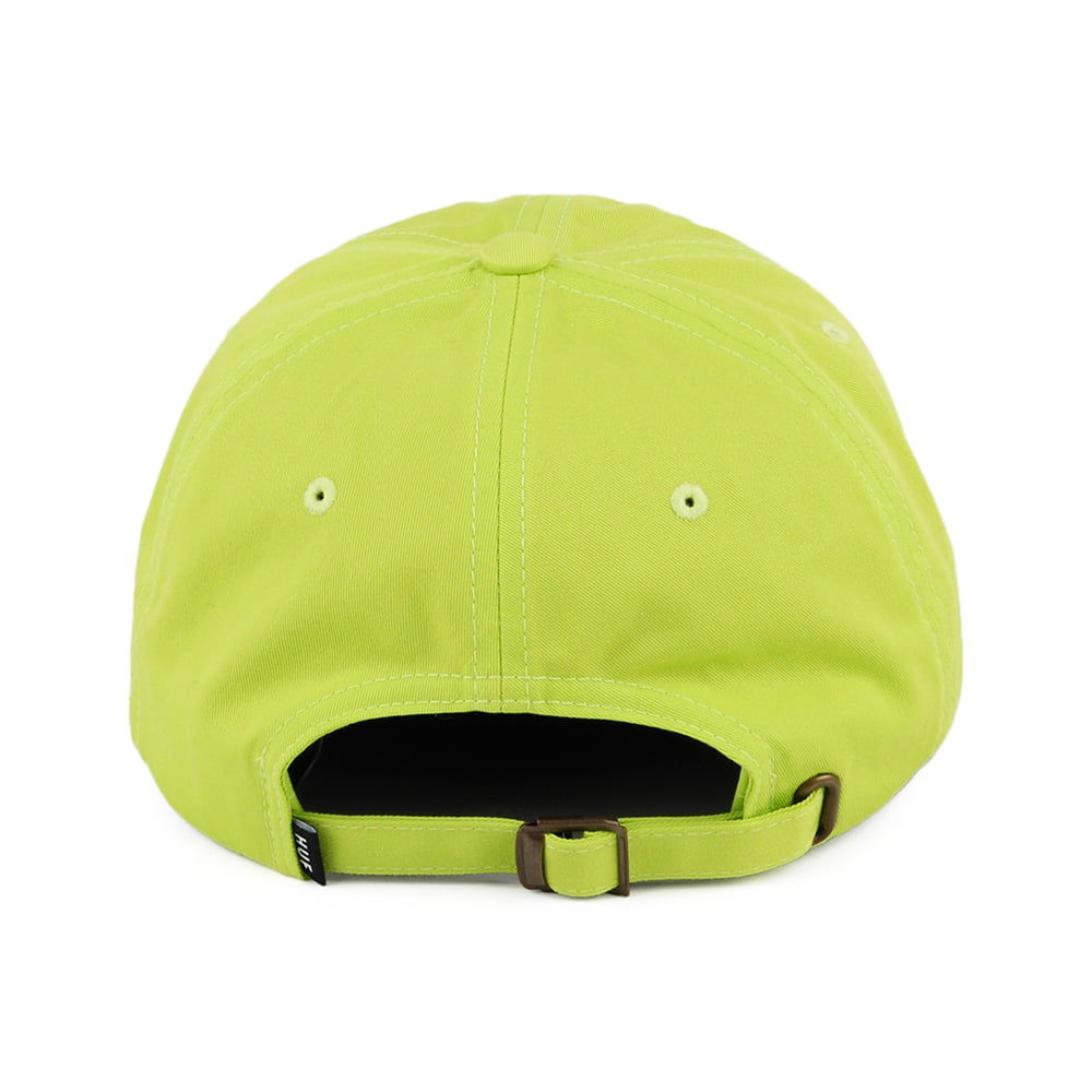 Gorra de béisbol Original Logo visera curvada de algodón de HUF - Lima