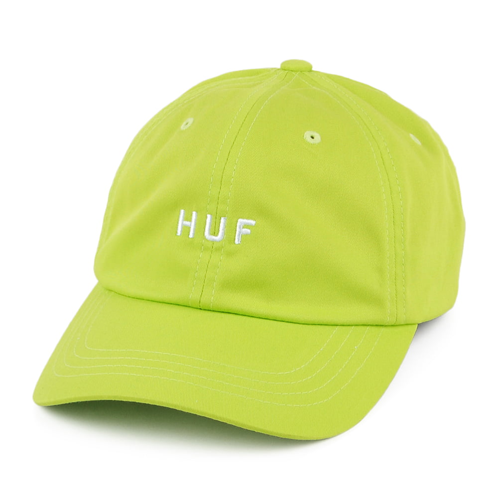 Gorra de béisbol Original Logo visera curvada de algodón de HUF - Lima