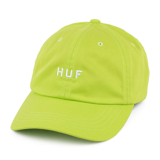 Gorra de béisbol Original Logo visera curvada de algodón de HUF - Lima