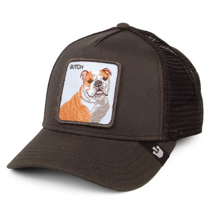 Gorra Trucker Butch de Goorin - Negro Lavado
