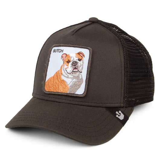 Gorra Trucker Butch de Goorin - Negro Lavado