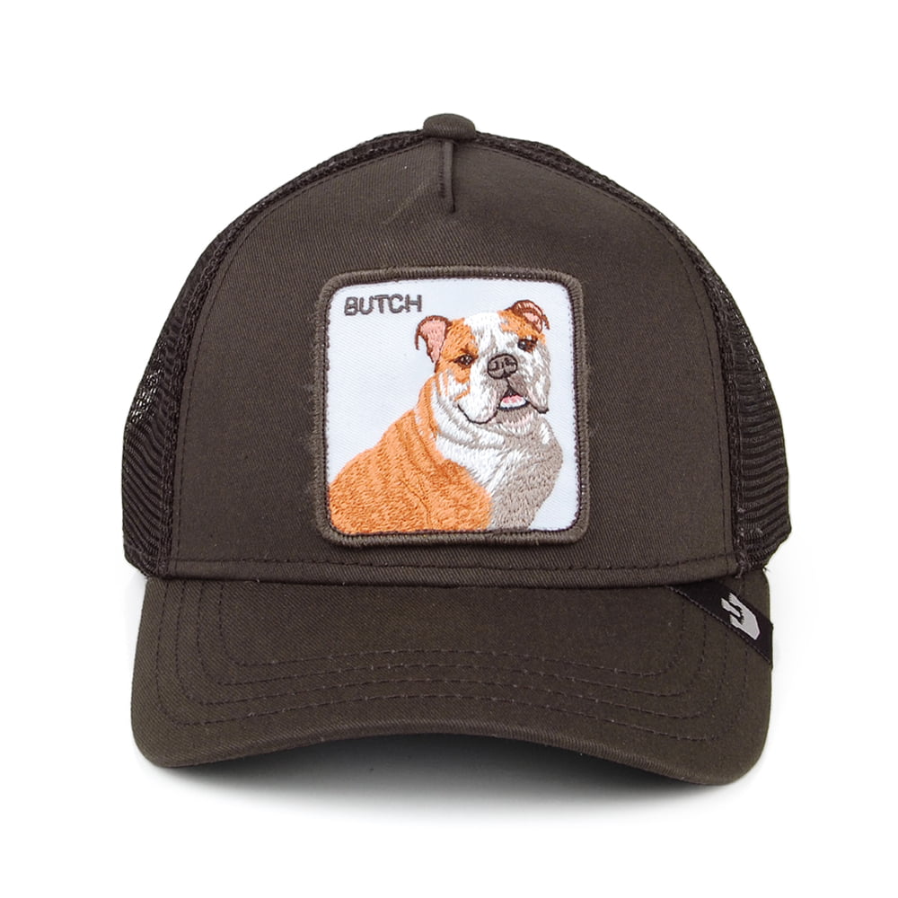 Gorra Trucker Butch de Goorin - Negro Lavado