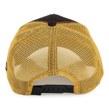 Gorra Trucker Gohan de Capslab - Negro-Amarillo