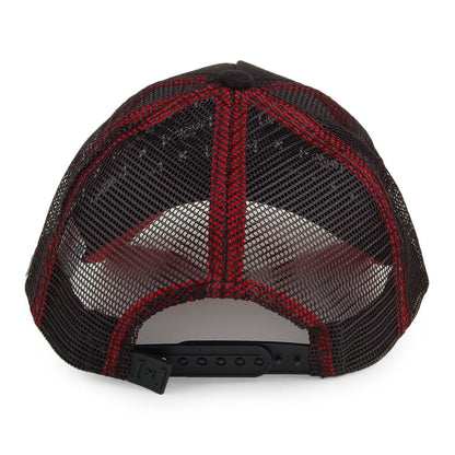 Gorra Trucker Looney Tunes Wile E. Coyote de Capslab - Negro