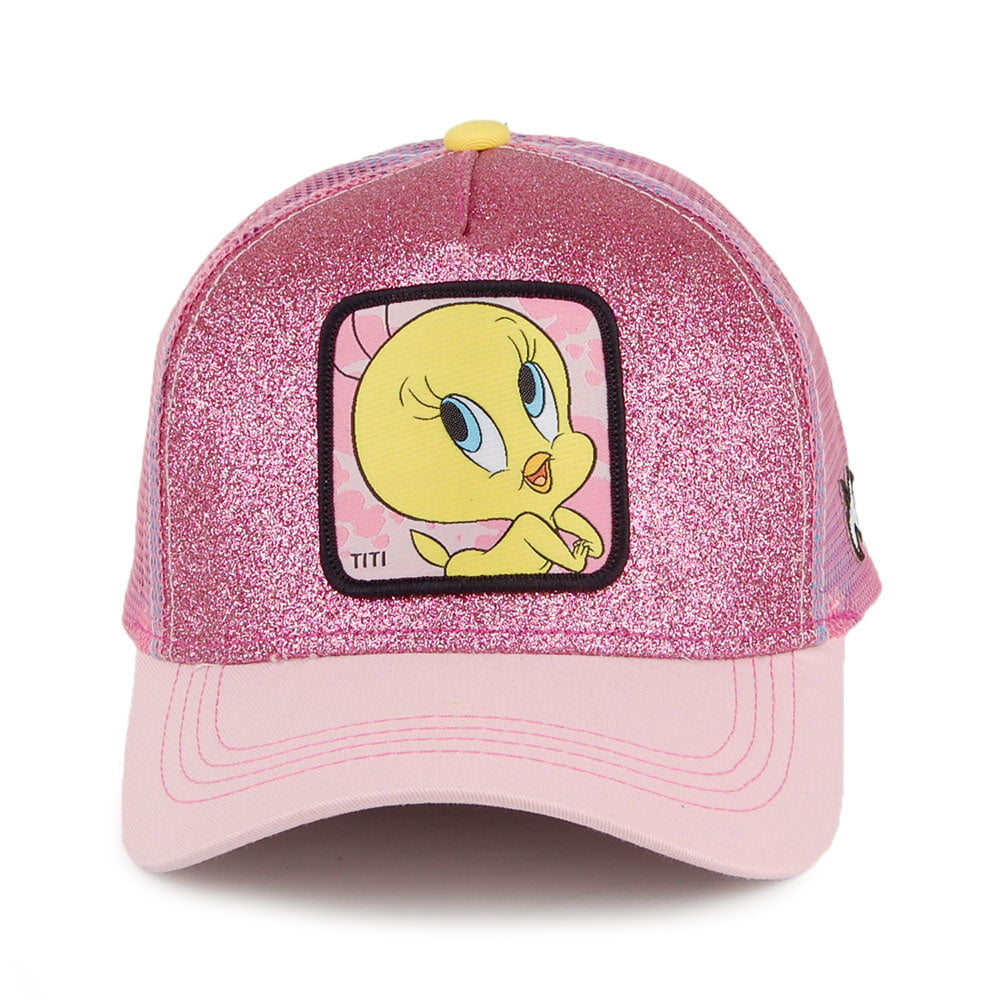 Gorra Trucker Looney Tunes Piolín de Capslab - Rosa-Azul