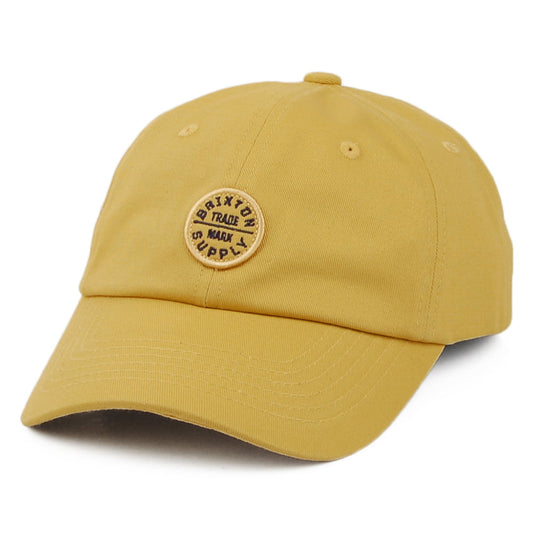 Gorra de béisbol Oath Perfil Bajo de Brixton - Amarillo