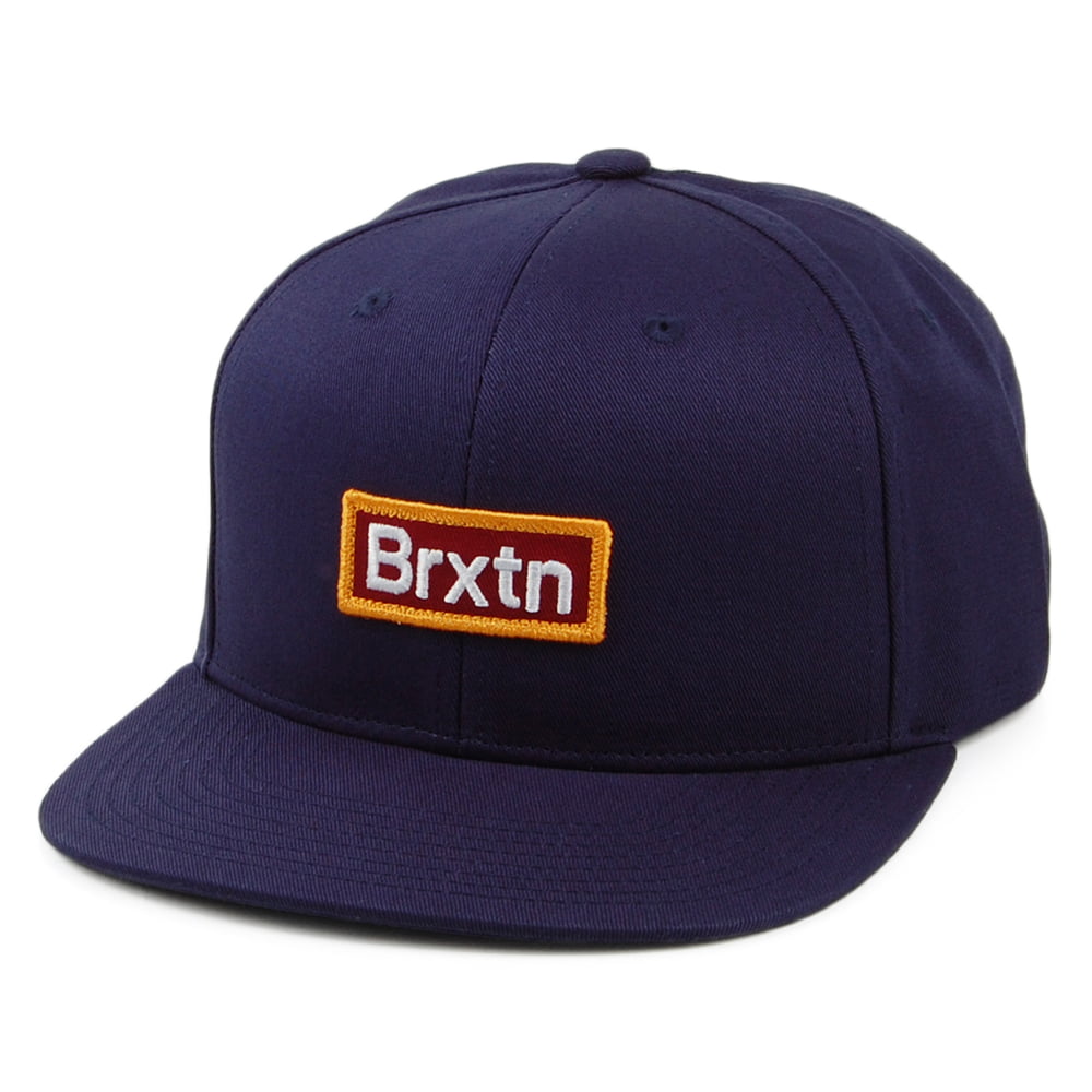 Gorra Snapback Gate III Perfil Medio de Brixton - Azul Marino