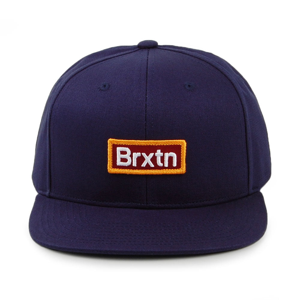 Gorra Snapback Gate III Perfil Medio de Brixton - Azul Marino