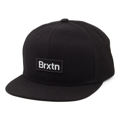 Gorra Snapback Gate III Perfil Medio de Brixton - Negro