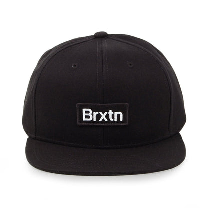 Gorra Snapback Gate III Perfil Medio de Brixton - Negro