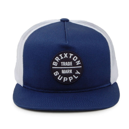 Gorra Trucker Oath III de Brixton - Azul-Blanco