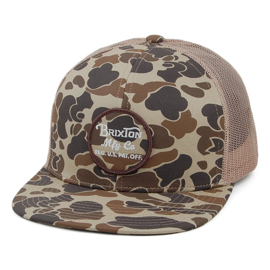 Gorra Trucker Wheeler Mesh de Brixton - Camuflaje