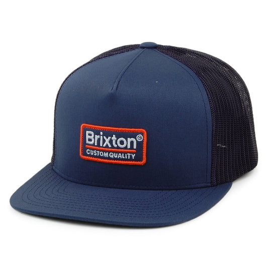 Gorra Trucker Palmer Mesh de Brixton - Azul