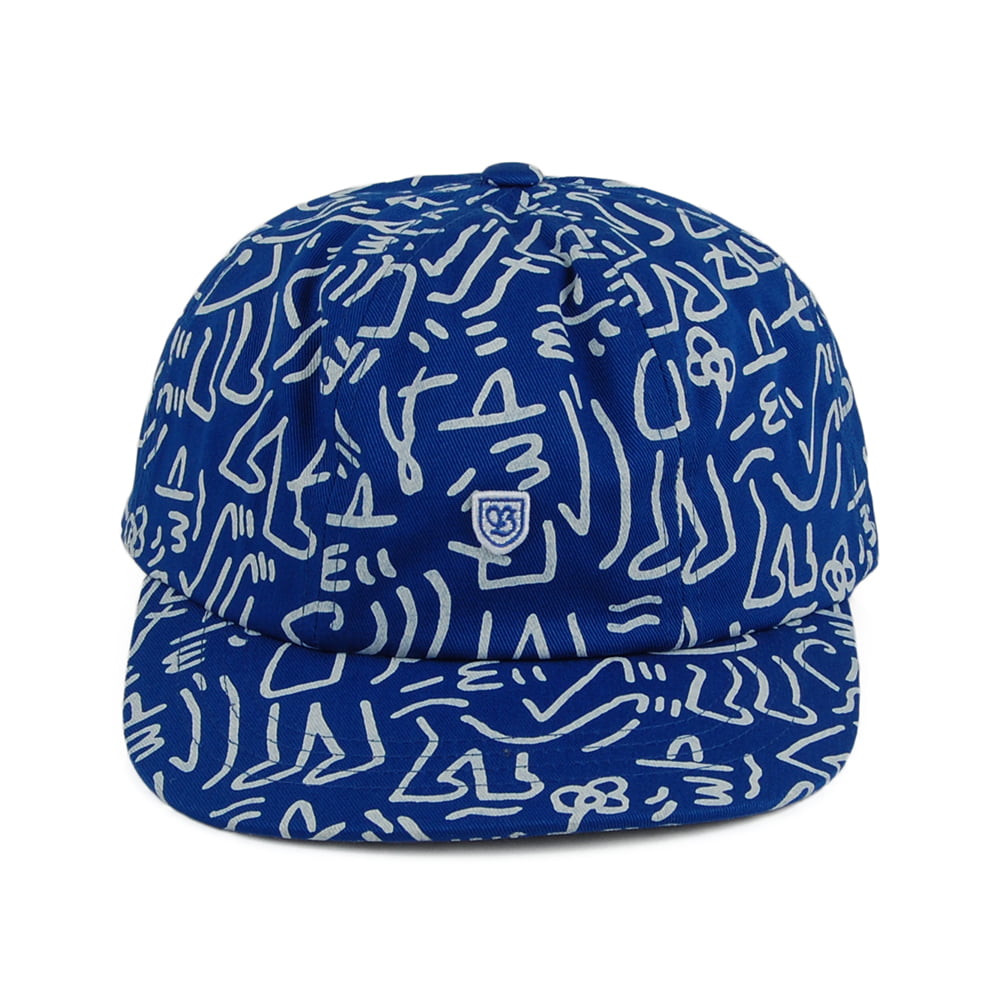 Gorra B-Shield III Lucas Beaufort de Brixton - Azul-Blanco