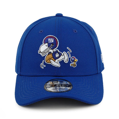 Gorra de béisbol 9FORTY NFL & Peanuts - Snoopy New York Giants de New Era - Azul